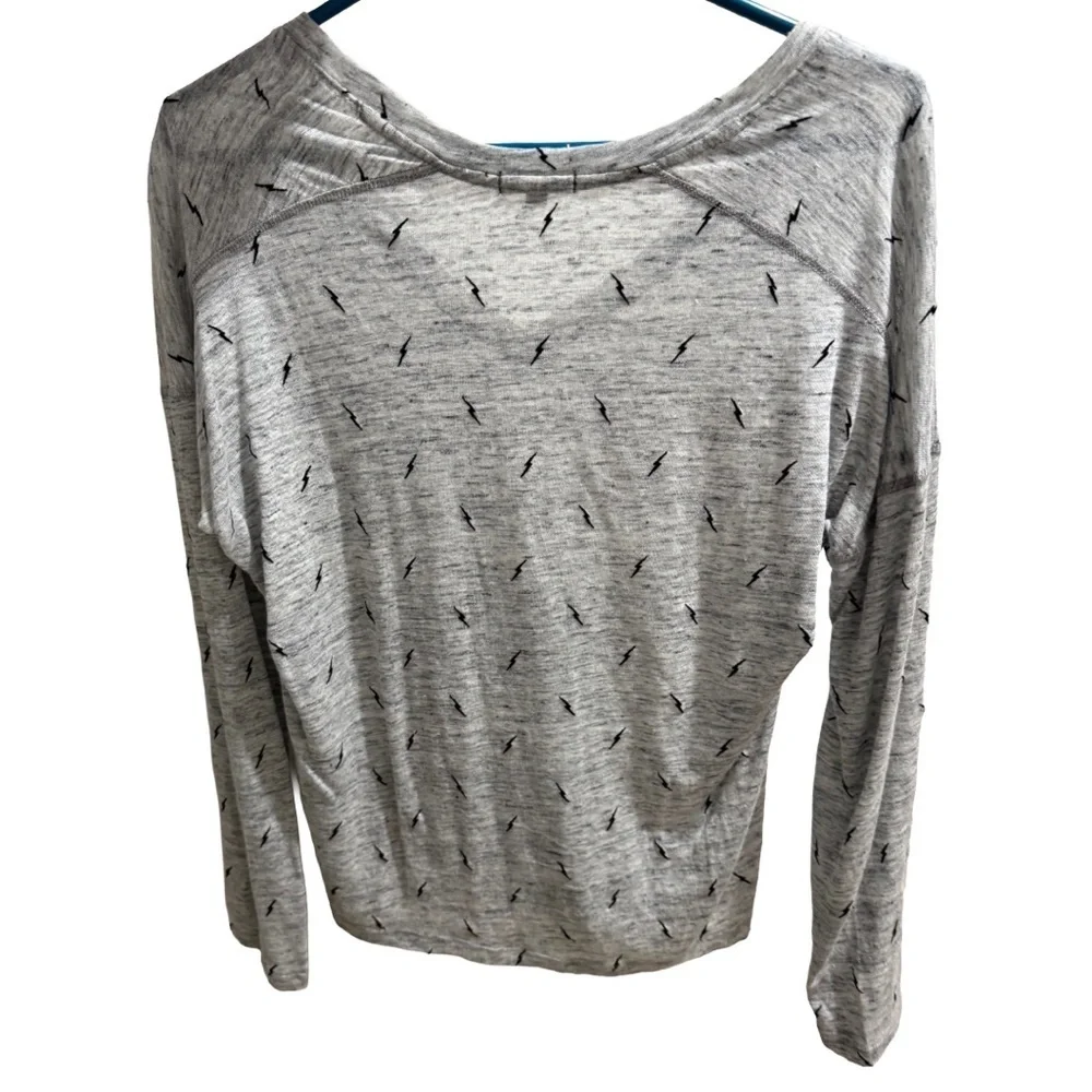 Rails Sami Grey Thunder Long Sleeve Tee | NWOT | Size Small | Soft Cotton Top - Picture 2 of 5